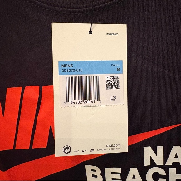 NIKE X STUSSY Black 2020 Graphic Loose Fit T-Shirt Size Medium - Picture 6 of 9